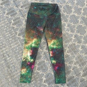 New without Tags Om Shanti Space Yoga Leggings Medium